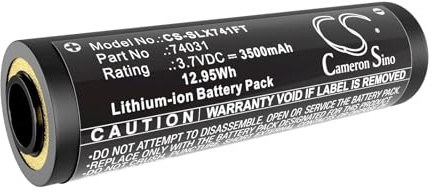 TCTK Akku 3500mAh Kompatibel mit [Streamlight] Junior Luxeon, ProTac HL USB, ProTac HL USB Flashlight, Headlamp, Strion, Strion 2020, DS Flashlight, DS HPL HPL LED, LED Switchblade, Twin-Task Twin-TA