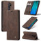 Cracedily Handyhülle für Xiaomi Redmi Note 8 Pro Hülle, Klapphülle Premium Lederhülle Klappbar Flip Case Tasche Magnet Kartenfach Standfunktion Klapphülle Schutzhülle für Redmi Note 8 Pro, Kaffee