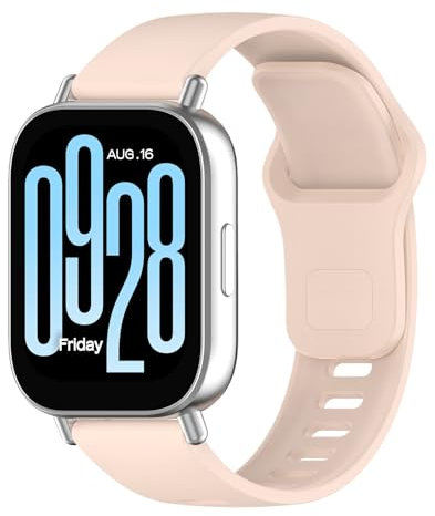 YHC Bracelet pour Xiaomi Redmi Watch 5 Active, 22 mm pour Xiaomi Redmi Watch 5 Lite, taille unique, Silicone, Pas de gemme