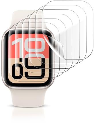 Yaekea 6 Pack Compatible with Apple Watch Series 6/SE/5/4/SE 3 Screen Protector 40mm TPU Soft Film Ultra-Thin HD Upgrade Self-Healing Soft Film for iWatch S 6/SE/5/4/SE 3 40mm