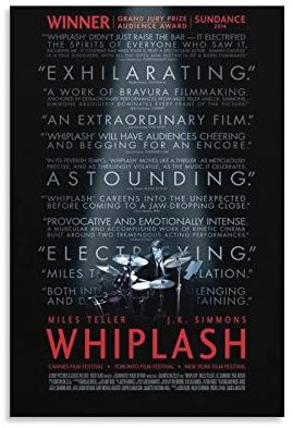WQBYDS Poster und Drucke 60 * 80cm Senza Cornice Whiplash ispiratore film stampa dipinti immagine per soggiorno camera da letto decorazione