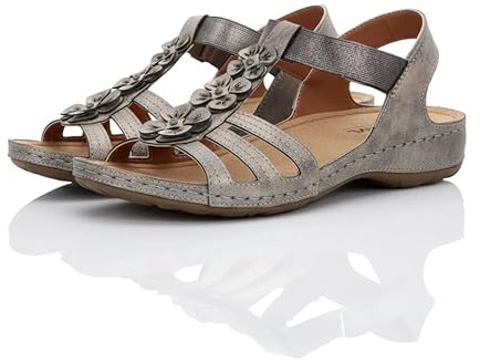 Gemini Damen Sandale metallic