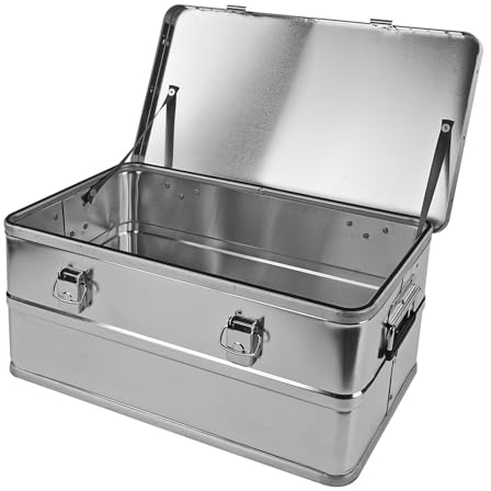 '45 Liter Alubox Werkzeugbox Transportbox Alukiste Lagerkiste Camping Universal