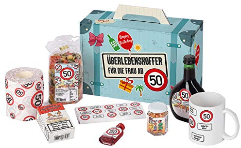 Lustapotheke® Überlebenskoffer für die Frau ab 50 (9 teilig) als Geschenkidee