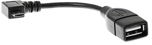 Delock Kabel Micro USB Typ-B Stecker gewinkelt > USB 2.0-A Buchse OTG 11 cm