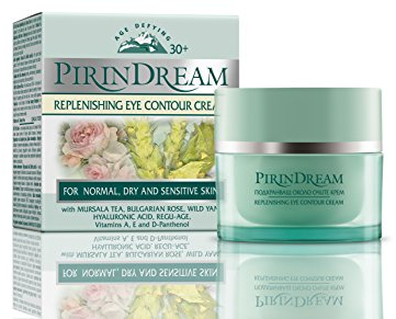 Replenishing Eye-Contour Cream - Against Dark Shadows, Wrinkles & Eye-Bags - With Wild Yam & Hyaluronic Acid - Not Tested on Animals - 25ml