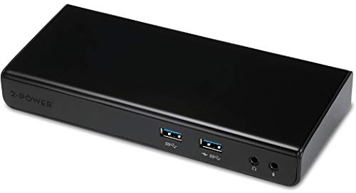 2-Power DOC0101A USB 3.0 Dual Display Docking Station - Black