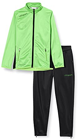 Uhlsport Kinder Essential Classic Trainingsanzug, Flash Grün/schwarz, 164 EU