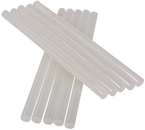 Amtech J1932 Glue Gun Sticks for Hot Melt Crafting, Decorating and Bonding, 10 Pieces, 11mm x 200mm, Multi-Colour, 11 x 200 mm