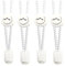 gipfelsport Cordon Elastico Zapatillas - Cordones sin Atar | para niños y Adultos | Cordones Deportivos, Triatlon | 2X Par de Blanco/Blanco