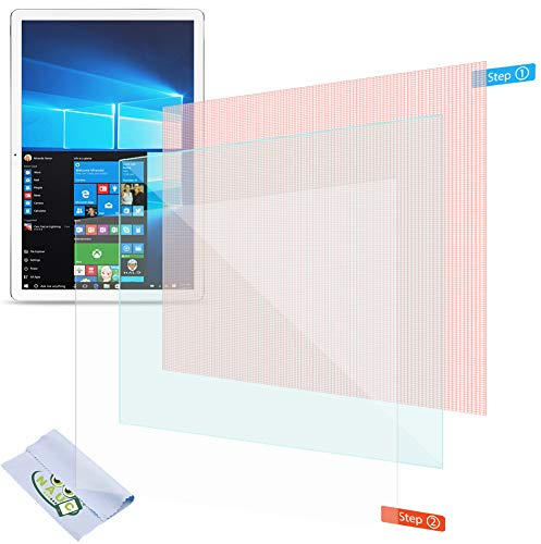 NAUC Displayschutzfolie kompatibel mit PEAQ Tablet PET 100 Schutzfolie Universal Displayfolie Folie Klar, Stückzahl:3 Stück