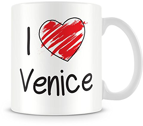 I Love Venice Personalised Mug - Add Photo - Customised Cup Gift