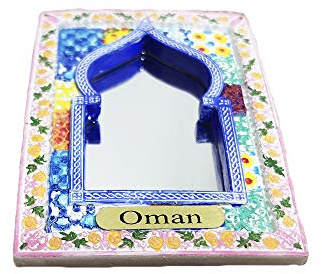 Oman 3D Kühlschrankmagnet mit Spiegel Travel Sticker Souvenirs, Home & Kitchen Decoration Oman Kühlschrankmagnet aus China