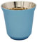 Abcsea 1 Pièce Tasses à Expresso, Tasse à Café en Acier Inoxydable, Tasse à Café Double Paroi, Bleu 80ml