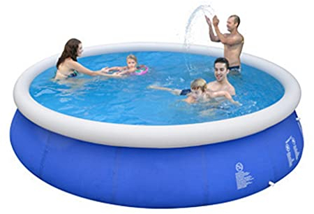 GJXJY Aufblasbarer Pool Groß Family Pool,Pool Rechteckig Für Kinder,Aufblasbarer Familienpool,Planschbecken Für Kinder, Geeignet Für Kinder,Erwachsene, Einfacher Pool360 × 360 × 76 cm