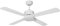 BEL AIR HOME - Ventilateur de Plafond Kenia - Moteur DC 6 Vitesses - Lumière LED 20W 3 Tons - Commande Réversible - Ventilateur Plafond avec Télécommande, Blanc, Métal