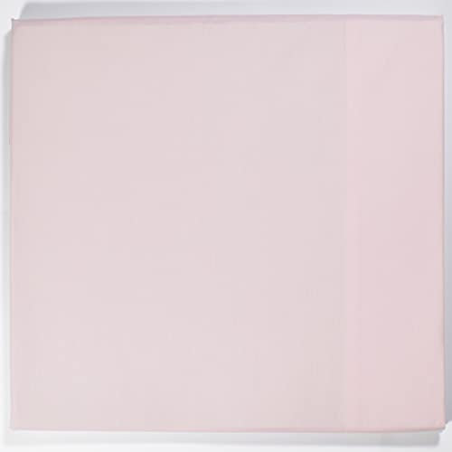 Cassera Casa Completo Letto Lenzuola, 100% Percalle di Cotone 200Tc, Facile Stiro, 18 Colori Tinta Unita, Made in Italy, Lenzuolo Sopra, Sotto 180x200 H28, Federe (Matrimoniale, Rosa Cipria)