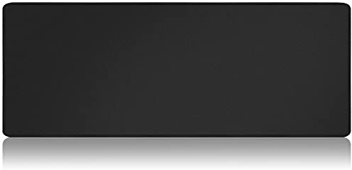 Bimormat Großes Gaming schwarz Mauspad,800x300x2mm XXL Schreibtischunterlage, Mousepad Gemacht aus Hochwertige Materialien,Verbessert Präzision und Geschwindigkeit(DE-80x30 Black)