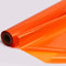 CMFYHM Orangefarbene Zellophanfolie, buntes Zellophan-Geschenkpapier, 86 cm breitx30 m lang, durchscheinendes farbiges Zellophan-Geschenkpapier für Geschenkkörbe, Kunsthandwerk, Dekoration (Orange)