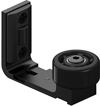 CCJH Supporto regolabile della parete della guida del rullo di aggiornamento della guida del pavimento della porta scorrevole del doppio rullo