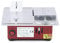 Tischkreissäge Elektrische Mini Tischsägen 220V 7-stufig Regelbar 9200-9500RPM Staubsauger mit Staubsaugeranschluss, für Holz/Metall/Kunststoff