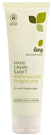 Lenz Naturpflege Handcreme Sanft, Klettenwurzel Ringelblume, 75ml (3)