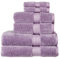 Christy Supreme Hygro 6 Piece Towel Set | Lavender Purple | 100% Luxury Supima Cotton | Ultra Soft | Super Absorbent | 650GSM | 2 Bath Towels 2 Hand Towels 2 Face Cloths