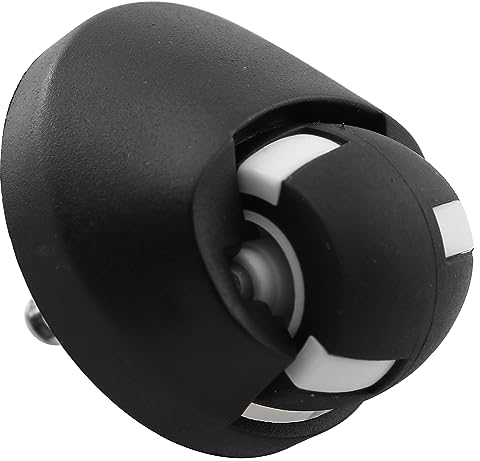 LQ Industrial Spazzatrice universale per aspirapolvere, accessorio per ruota di ricambio per Eufy RoboVac 11s/30, nero