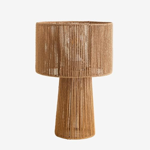 SKLUM Lámpara de Mesa en Papel Trenzado Carisa -