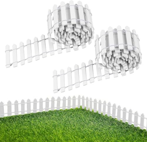 ROMOLY Recinto in Legno Flessibile e Durabile Recinto da Giardino, Perfetto per l'Ambiente del Tuo Giardino, Recinto in Legno Ideale per Giardino