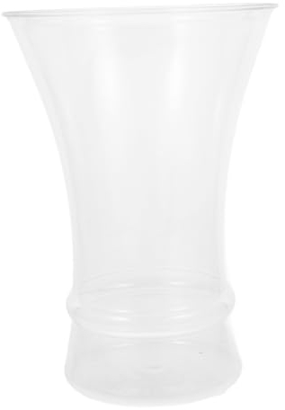 HAWILLOSCH kreative Vase hydroponisches Pflanzenterrarium Blumenbehälter Innenvase kreative dekorative einfache künstliche Blumen kleine Blumen Plastik Transparent