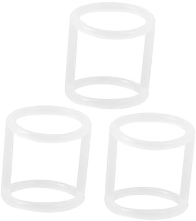 Amosfun 3pcs Ice Machine Sealing Ring Sealing Gasket for Ice Maker Supplies Replacement Repair Parts Silicone Ring for Cream Machine Use