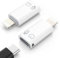 MoKo USB C to Lightning Adapter Audio, Lightning to USB C Adapter for Headphones Fits with iPhone 14/13/12/11 Pro Max/iPad/iPod/AirPods, Support Charging, Audio/Headphone and OTG Function, White
