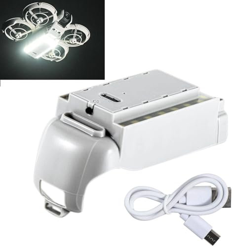 LICHIFIT Carrello di atterraggio con luci a LED ricaricabili Custodia protettiva per batteria Telaio con gambe estese illuminate 2 in 1 Staffa di sollevamento cavalletto