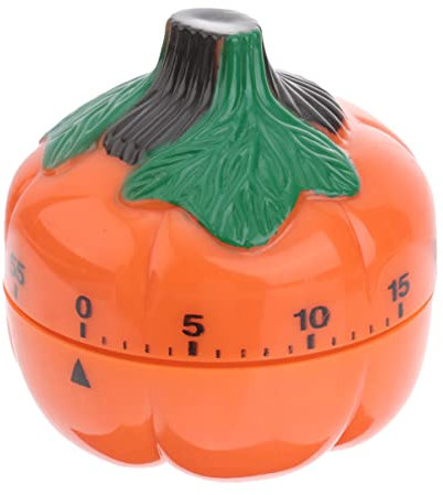 Cabilock Compte à rebours de 60 Minutes Bougies Chauffe-Plat à Piles minuterie visuelle pour Les Enfants décor Minuteur Nuit Pumpkin cuisix Rappel de Cuisine minuterie de Cuisson Plastique