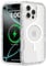 XYWCAI Hülle für iPhone 16 Pro Max, 360 Grad Full Body 3-lagiger Schutzhülle [Militärstandard] Stoßfest Kratzfest Case Silikon Transparente Handyhülle für iPhone 16 Pro Max Clear