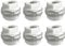 6Pcs Radiator Air Release Valves Sealing Radiator Bleed Valves 3/8Inch Air Vent Radiator Bleed Valves Easy to Use