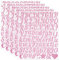 Apausvcm Set di 5 adesivi con lettere e numeri, per matrimonio, compleanno, bottiglia d'acqua, scrapbooking