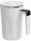 Mocturnity 400ml Tasse de Mélange Intelligente avec Affichage de la Température LED, Tasse à Café en Acier Inoxydable 316 avec Agitation Magnétique, Tasse à Mélanger Portable, Tasse à Café à Remuage A