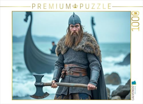 Puzzle · Wikingerkrieger (ca. 9. Jh. n. Chr | Krieger · Im Wandel der Zeit · 1000 Teile · Lege-Größe 64 × 48 cm · CALVENDO Puzzle