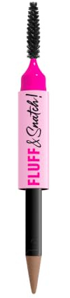 NYX Professional Makeup, Fluff & Snatch Brow Powder Pen Creme-zu-Puder-Brauenfüller 01 Ash Blonde