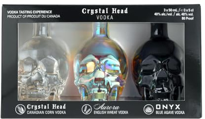 Crystal Head Vodka Tasting Experience 3x5 cl, 40% ABV