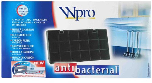 wpro FAT150 - Dunstabzugshaubenzubehör/ Aktivkohlefilter Typ150 für Umluftbetrieb/ Passend für viele Modelle (u.a. Bauknecht, Electrolux, Whirlpool)