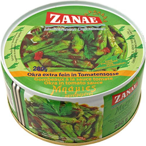 Zanae Okra, Extra fine, in Oil (1 x 280 g Pack)