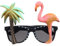 Brille Hawaii, Palme & Flamingo