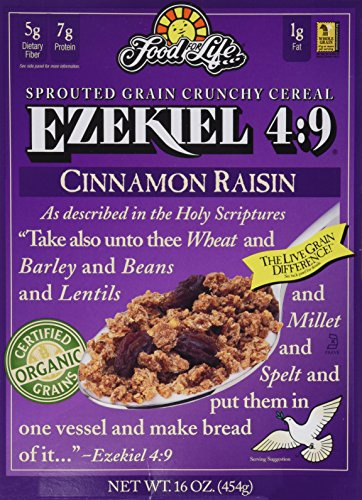 Food For Life Baking Co. Cereal - Organic - Ezekiel 4-9 - Sprouted Whole Grain - Cinnamon Raisin - 16 Oz - Case Of 6