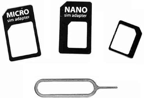 Noosy SIM Adapter Converter 4-in-1 for iPhone 4/4S,5/5S, iPad mini &Galaxy s3/s4