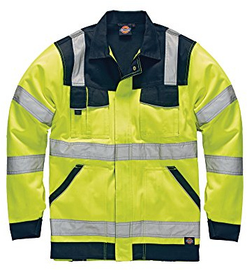 Dickies SA30015 YLN3XL Size 3X-Large Industrie Hi-Vis Jacket - Yellow/Blue