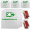 SPARES2GO Cloth Hoover Bags compatible with Numatic Nuvac & Rucksack Vacuum Cleaners (Pack of 20 + 20 Fresheners)