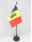AZ FLAG - Tischflagge Belgien Dienstflagge - 15x10 cm - Belgiens Tischfahne 10 x 15 Cm - Flaggen